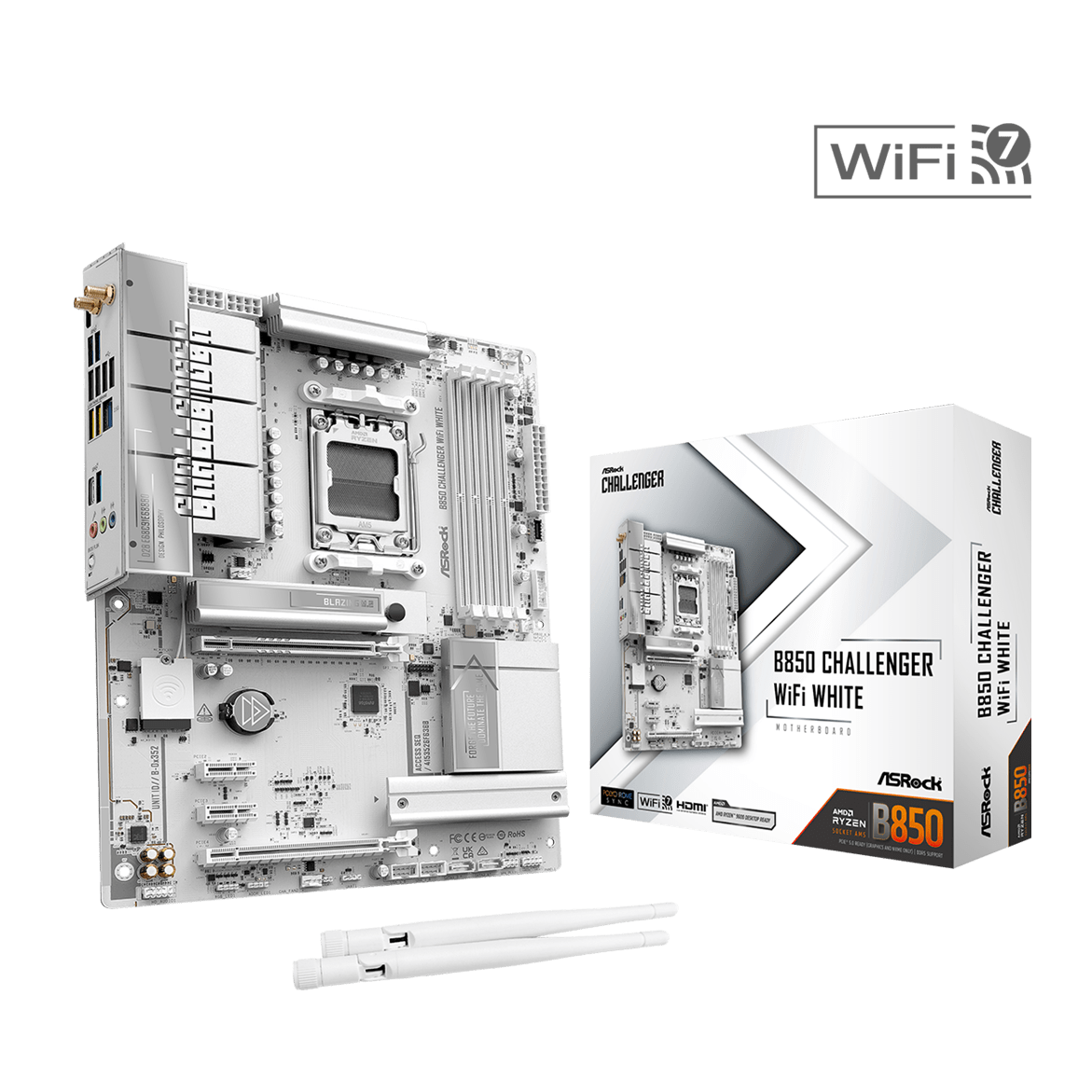 ASROCK B850 CHALLENGER WIFI7 - WHITE